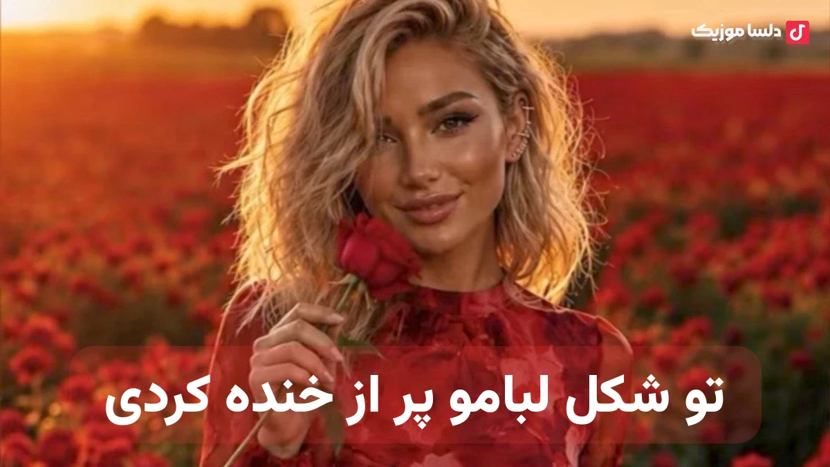 تو شکل لبامو پر از خنده کردی صدای زن هوش مصنوعی